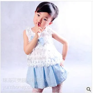 供应2014夏季新款童装 广东厂家直销 网沙灯笼裙 女童裙 42306
