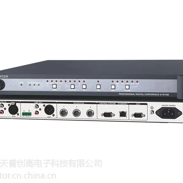 供应 CREATOR快捷 会议系统控制主机带防啸叫抑制功能 CR-DIG5201-A