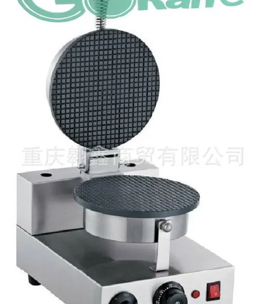 供应单头雪糕皮机 冰淇淋蛋托机器 双头雪糕皮机