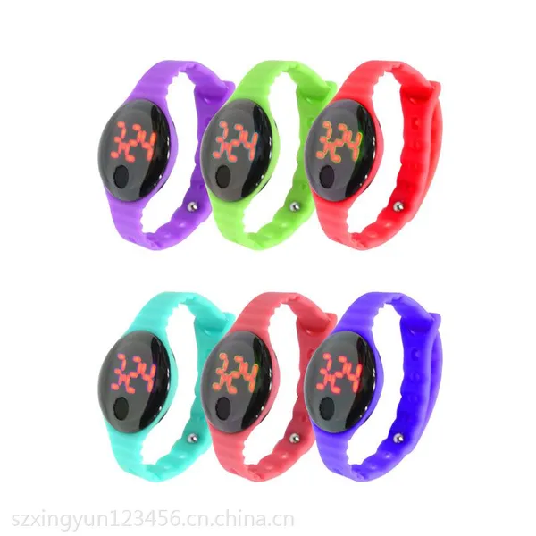 xuwatch LEDʱ�г�����ˮ���� ������� ѧ����ͯ�ֻ������ֱ�