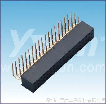 【排母】硕凌专业生产2.54间距车载连接器单/双/三排安防连接器