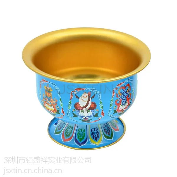 香炉铁罐 佛事工艺品制品马口铁罐定制