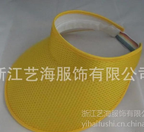 供应新款女式简约空顶帽/丝网遮阳发夹帽/厂家批量加工订做/帽子现货批发