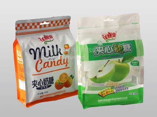 供应大同市休闲食品八边封包装袋定做/塑料袋生产厂