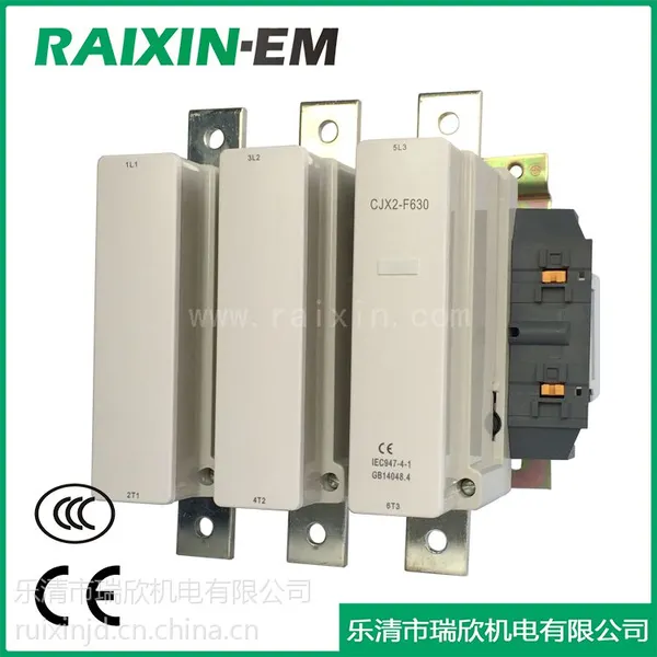 瑞欣RAIXIN交流接触器CJX2-F630,LC1-F630,335KW,CCC