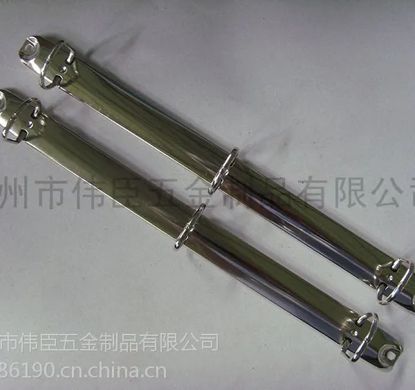 无手制 3孔圆形D形文件夹 活页资料夹 五金金属夹 280-3-20D/20