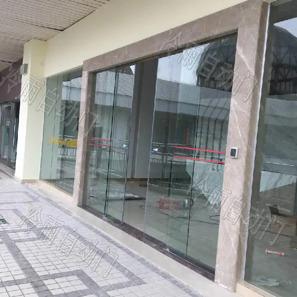 黄江北岸玻璃感应门感应器安装 遥控电子玻璃平移门电机出售服务介绍 冷雨厂家直销