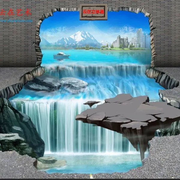上海3D墙绘制作 3D立体画制作 3D立体画公司