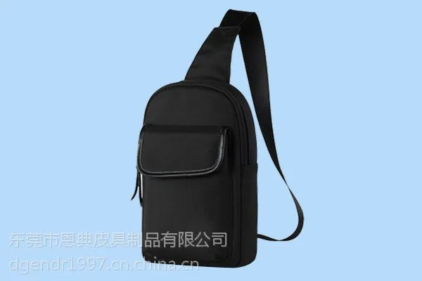 恩典时尚胸包男士斜背休闲韩版帆布斜挎单肩包大容量多功能包