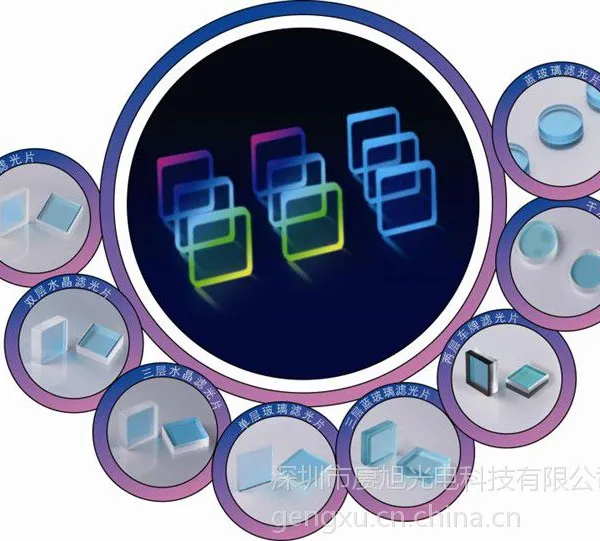 供应反蓝透红绿合光镜