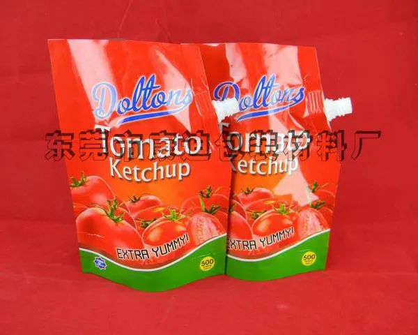 厂家定制调味品包装袋 酱料 果酱 饮料等彩印复合袋生产 也可订做卷膜