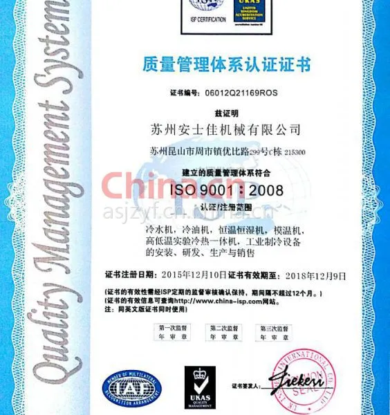 ISO9001：2008