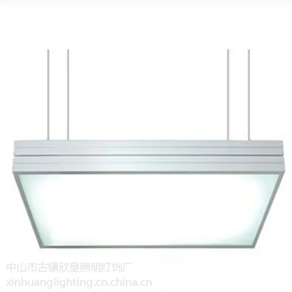 供应厂家直销XH-802办公照明灯具 600*600铝材吊线灯新款现代LED灯饰