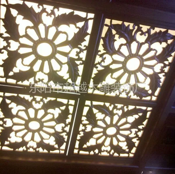 供应灯罩 实木雕刻工艺 中式别墅茶楼餐馆等配置