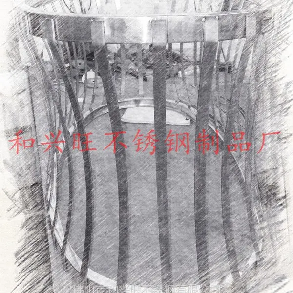 椭圆形不锈钢酒吧茶几厂家批发