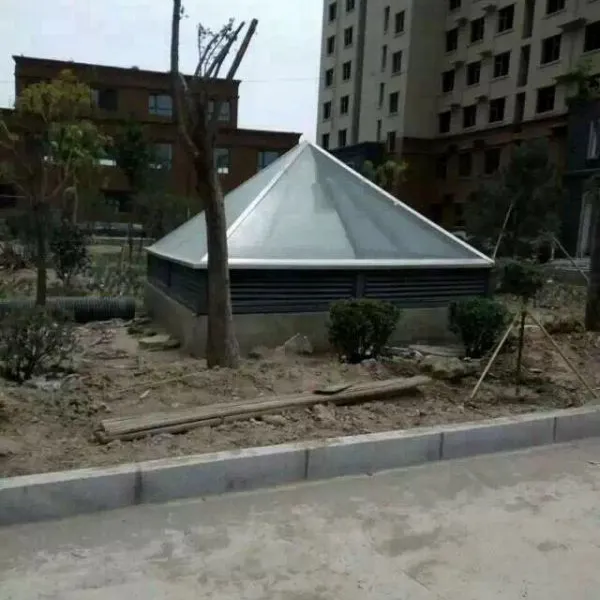 美日阳光 生产销售各种异型天窗 可用于各种展厅 铝合金焊接技术
