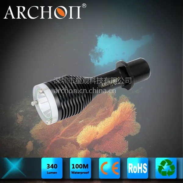 供应ARCHON奥瞳 D10 CREE R5/XML-U2 ***光潜水手电筒 远射 防水100米