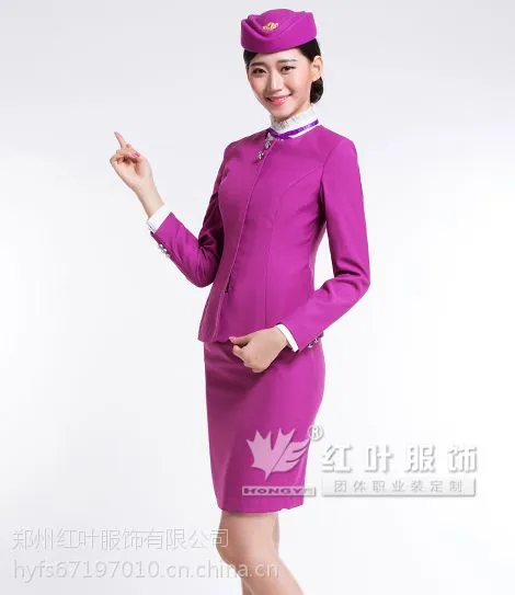 定做航空(导医)服74-郑州红叶服饰