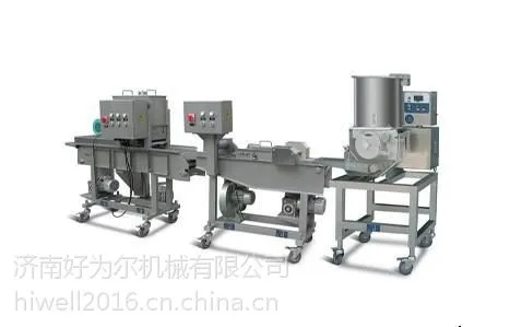 上粉机能自动完成产品的上粉过程,适用于各种预上粉、混合粉等