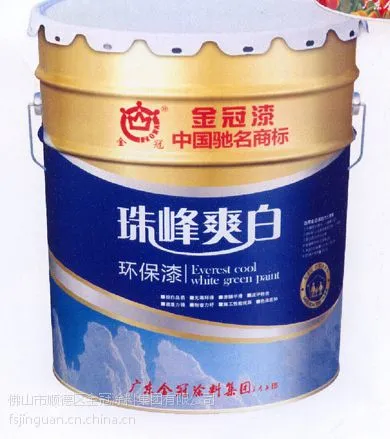 供应金冠珠峰爽白环保墙面漆