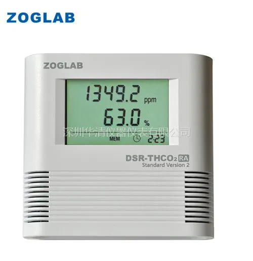 ����DSR-THCO2��ʪ�ȶ�����̼��¼��