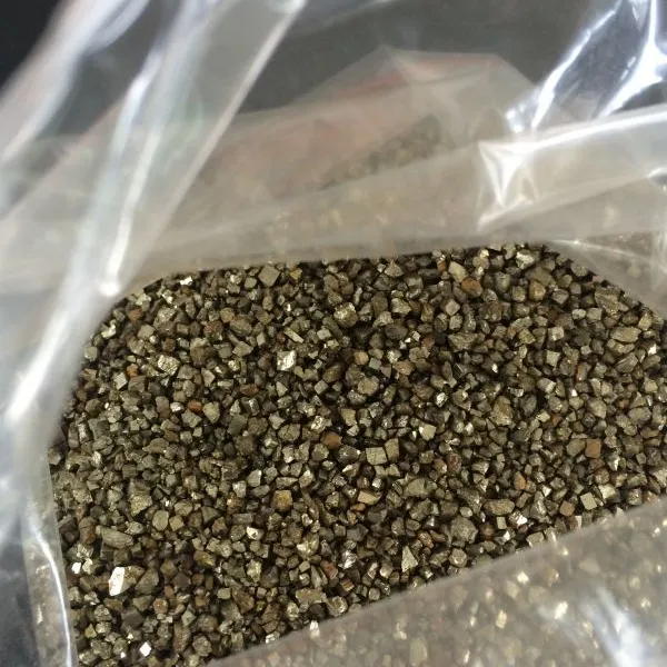 供应耐磨地坪行业用硫化铁骨料锡钛合金砂