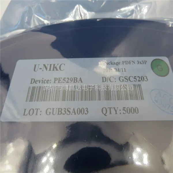 PE529BA PDFN3X3P封装 Mos管 Niko-sem场效应管 P沟道 原装现货