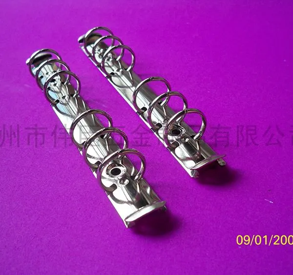 171-6-20/20 低手制6孔O形文件夹 活页资料夹 五金金属夹