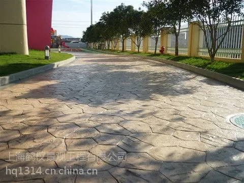 涿州市混凝土压花压模,多彩艺术地坪。厂家直销。