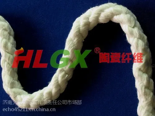 火龙硅纤高温密封用硅酸铝陶瓷纤维绳,方形,圆编绳,火龙供应