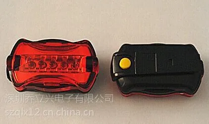 QL警示肩灯红蓝爆闪充电式肩灯夹式