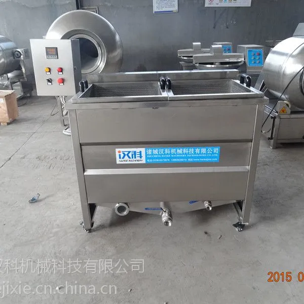 汉科供应1000型臭豆腐加工油水混合油炸机