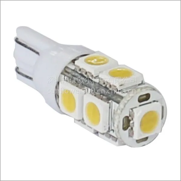 厂家直销 伏欧尔 T10-9灯 LED汽车示宽/阅读/仪表灯