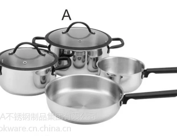 供应SA-12016A 德国工艺复合底不锈钢厨具 不锈钢锅具 无烟锅 无水锅