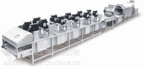 艾博得直供蔬菜清洗风干流水线 果冻清洗风干线