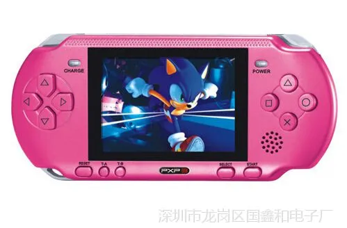 M厂家直销儿童***掌上游戏机PXP 3新款8位游戏机2.7液晶 3D