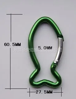供应迈腾礼品供应鱼形登山扣