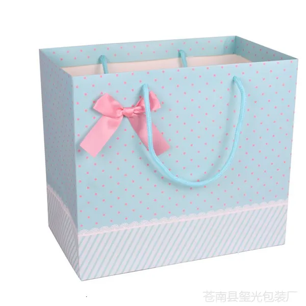 韩版创意 高档生日礼品袋 时尚流行节日送礼 手提纸袋子