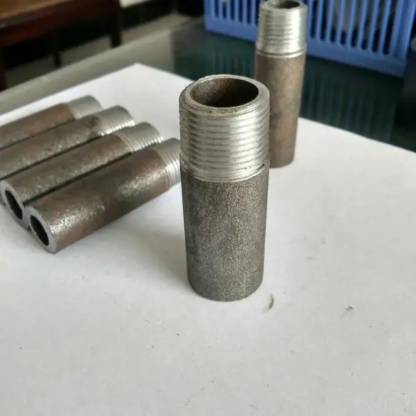 嘉兴管件供应食品用不锈钢焊接丝扣短接32x3