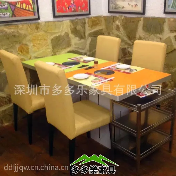 麻辣煮题餐桌老兵尼特三层火锅家具厂家尖山酸菜鸡桌椅定做