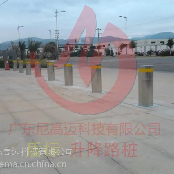 自动升降柱全自动升降柱 自动升降路桩佛山步行街自动升降地柱