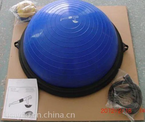 供应厂家直销 健身半球 平衡球 健身普拉提BOSU球