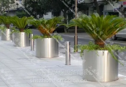 供应室外不锈钢大花盆(SZHP-250)圆柱形款式