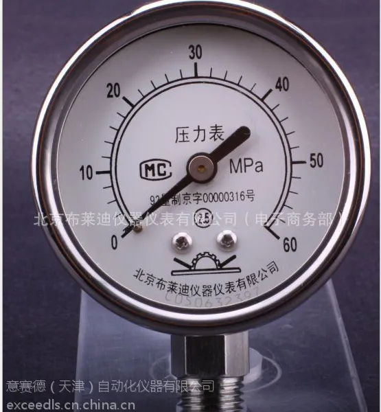 耐高温食品医药型卫生隔膜压力表布莱迪代理