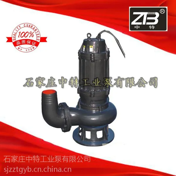 新疆乌鲁木齐ZJQ型潜水渣浆泵 耐磨耐腐渣浆泵 石家庄中特工业泵厂