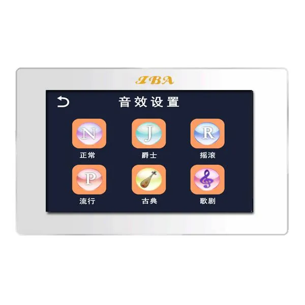 智能家居 5寸家庭背景音乐主机安卓系统 嵌入式背景音乐系统IBA-103