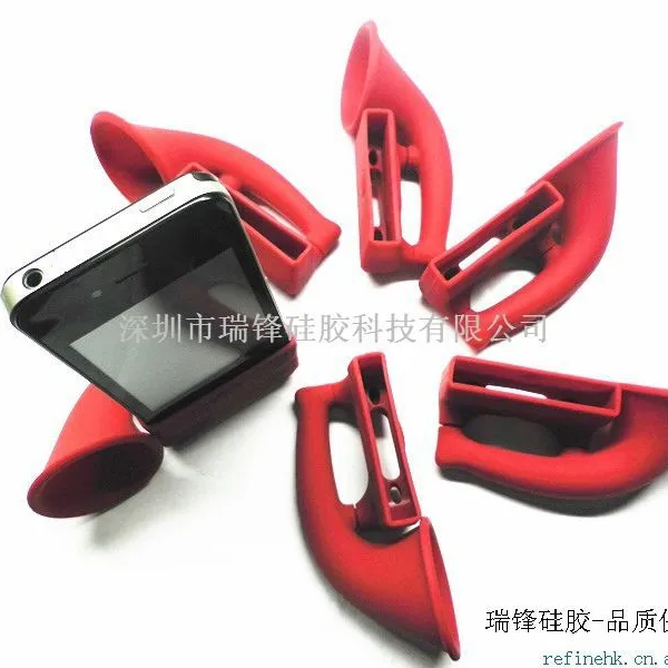 供应苹果硅胶扬声器喇叭,iPhone硅胶底座喇叭,iPhone硅胶扩音器喇叭