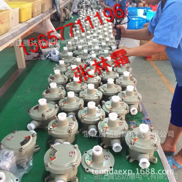 FAH粉尘防爆防水防尘接线盒 化工厂防爆灯使用的6分防爆接线盒