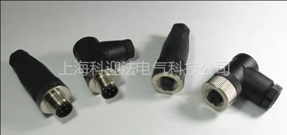 供应M12插头/M12连接器/针型或孔型/直头或弯头/批量生产
