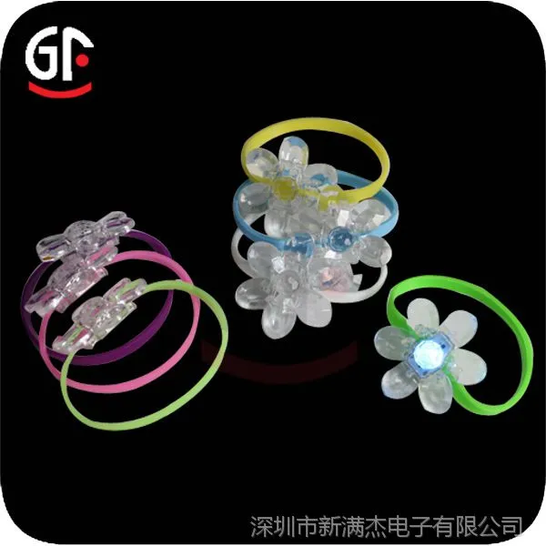 批发生产2015新款硅胶发光手镯,led手镯,发光手环,可定做logo